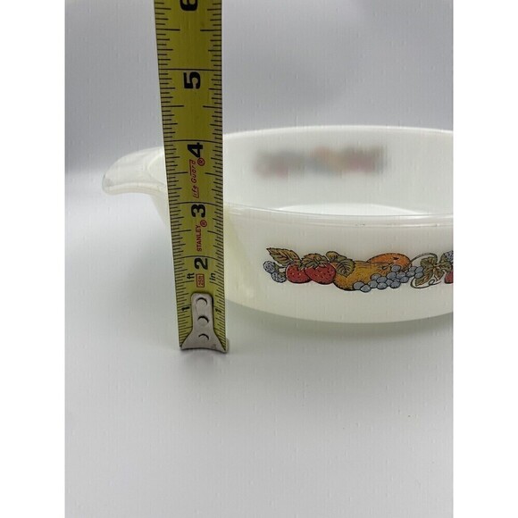 Vtg Anchor Hocking Fire King Fruit Bowl Oven Proof 1 1/2 quart Casserole Dish - Picture 3 of 7